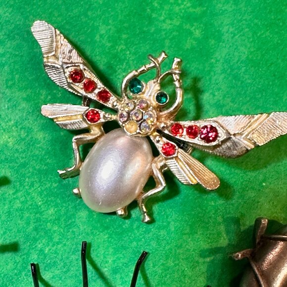 LOT of 6 I - nsect Bug Brooches / Pins - Picture 4 of 9